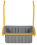 Vestil Plastic Drip Pan With Steel Holder For Drum Storage Racks Gray / - Yellow