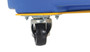 Vestil Polyethylene Heavy Duty Drum Dolly - 55 Gallon 24-1/4 in. x 24-1/4 In. x 8-1/2 In. 600 lb Blue / - Yellow