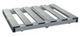 Vestil Aluminum Pallet Dolly with Pallet Top and Tilt - 40 In. x 48 In. 4000 lb - Silver