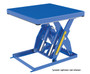 Vestil Steel Electric Hydraulic Lift Table - 48 In. x 48 In. 6000 lb - Blue