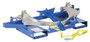 Vestil Steel Adjustable Double Drum Gripper - 35 In. x 45 In. x 7-1/2 In. 1500 lb - Blue