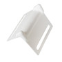 Vestil Plastic Edge Guards - 100 Pack 4-1/4 In. x 4-1/4 In. x 5-3/16 In. - White