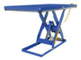 Vestil Steel Electric Hydraulic Lift Table - 55 In. Height 2000 lb - Blue