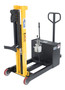 Vestil Steel Manual Drive Manual Lift Counter Balanced Drum Stacker - 58 In. x 25-9/16 In. x 57-7/8 In. 700 lb - Yellow