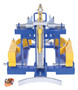 Vestil Steel Deluxe Combination Fork Mounted Drum Lifter - 56-4/16 In. x 29 In. x 30-1/8 In. 1000 lb - Blue