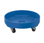 Vestil Polyethylene Light Duty Drum Dolly - 30 Gallon 19-3/4 In. x 19-3/4 In. x 8-7/16 In. 300 lb - Blue