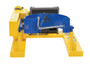 Vestil Steel DC Fork Mounted Drum Carrier/Rotator For Steel Drums - 55 Gallon 800 lb - Yellow