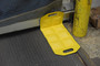 Vestil Vinyl Dock Draft Mats - 24 In. Usable Length Black / - Yellow