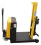 Vestil Steel Manual Drive Powered Lift Counter Balanced Drum Stacker - 12V 52 In. x 26 In. x 58 In. 700 lb - Yellow