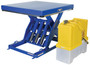Vestil Steel Electric Hydraulic Lift Table - 44 In. Height 8000 lb - Blue