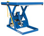 Vestil Steel Electric Hydraulic Lift Table - 48 In. x 48 In. 2000 lb - Blue