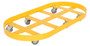 Vestil Steel Double Drum Dolly with Cast Iron Casters - 45 In. x 45 In. x 39 In. Two 55 Gallon 2000 lb - Yellow