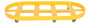 Vestil Steel Double Drum Dolly with Cast Iron Casters - 45 In. x 45 In. x 39 In. Two 55 Gallon 2000 lb - Yellow
