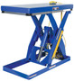 Vestil Steel Electric Hydraulic Lift Table - 24 In. x 48 In. 2000 lb - Blue