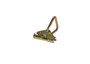 Vestil Metal D Ring Tie Off For Attachment To E-Track Models - Gold