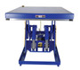Vestil Steel Electric Hydraulic Lift Table - 48 In. x 72 In. 5000 lb - Blue