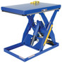 Vestil Steel Electric Hydraulic Lift Table - 43 In. Height 3000 lb - Blue