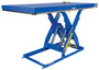 Vestil Steel Electric Hydraulic Lift Table - 55 In. Height 3000 lb - Blue