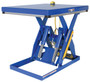 Vestil Steel Electric Hydraulic Lift Table - 40 In. x 48 In. 4000 lb - Blue
