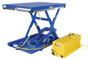 Vestil Steel Low Profile Electric Hydraulic Scissor Lift Tables - 53 In. x 36 In. 2000 lb - Blue