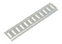 Vestil Steel Zinc Plated E-Track - 2 Ft. Length 1 Pack - Gray
