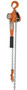 Vestil Steel Economy Lever Hoist - 20 Ft. Chain Length 3000 lb - Orange