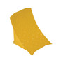 Vestil Fabricated Steel Wheel Chock - 9-1/2 In. Length - Yellow