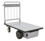 Vestil Steel Electric Material Handling Cart No Sides - 28 In. x 48 In. 1000 lb - Gray