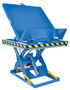 Vestil Steel Lift and End Tilt Scissor Table - 48 In. x 48 In. 2000 lb - Blue