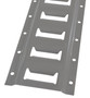 Vestil Steel E-Track - 10 Ft. Length 4 Pack - Gray
