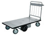 Vestil Steel Electric Material Handling Cart No Sides - 28 In. x 60 In. 1500 lb - Gray
