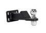 Vestil Steel Single Ball Hitch Mount - 8 In. Length For E-Tug-HD Models - Black