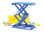 Vestil Steel Double Leg Shorty Scissor Lift Table - 16 In. x 28 In. 1000 lb - Blue