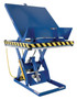 Vestil Steel Lift and End Tilt Scissor Table - 48 In. x 48 In. 3000 lb - Blue