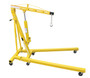 Vestil Steel Shop Crane Engine Hoist with Folding Legs - 4000 lb - Yellow