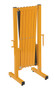 Vestil Steel Expand-A-Gate - 144 In. Length - Yellow