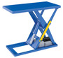 Vestil Steel Economical Electric Hydraulic Lift Table - 24 In. x 48 In. 2000 lb - Blue
