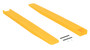 Vestil Polyethylene Fork Blade Protectors - 4 In. x 48 In. - Yellow