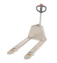 Vestil Stainless Steel Fully Electric Pallet Truck - 27 In. x 63-1/2 In. 3,000 lb - Silver