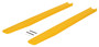 Vestil Polyethylene Fork Blade Protectors - 4 In. x 60 In. - Yellow