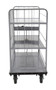 Vestil Steel Electric Material Handling Cart with Sides - 2 Shelves 28 In. x 60 In. 500 lb - Gray