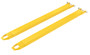 Vestil Steel Pin Style Fork Extensions - 4 In. x 72 In. 4000 lb - Yellow