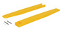 Vestil Polyethylene Fork Blade Protectors - 5 In. x 42 In. - Yellow
