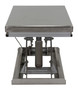 Vestil Partially Stainless Steel Work Station Electric Hydraulic Scissor Table - 40 In. x 48 In. 1500 lb - Yellow