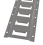 Vestil Steel E-Track - 2 Ft. Length 2 Pack - Gray