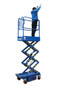 Vestil Steel Electric Order Picker - 500 lb - Blue