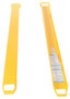 Vestil Steel Fork Extensions - 4 In. x 84 In. 4000 lb - Yellow