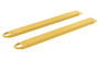 Vestil Steel Fork Extensions - 5 In. x 66 In. 4,000 lb - Yellow