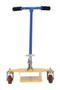Vestil Steel Fork Truck Caddy - 300 lb Blue / - Yellow