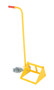 Vestil Fabricated Steel Wheel Chock With Ergonomic Handle and - 10 Ft. Security Chain - Yellow